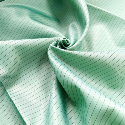 150D*300D a tout simplement teint l'anti tissu de revêtement statique d'usage de travail d'ESD de tissu