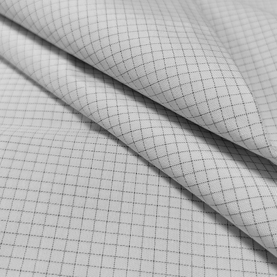 Textiles statiques d'anti d'ESD de coton de 75% anti polyester statique des tissus 25%