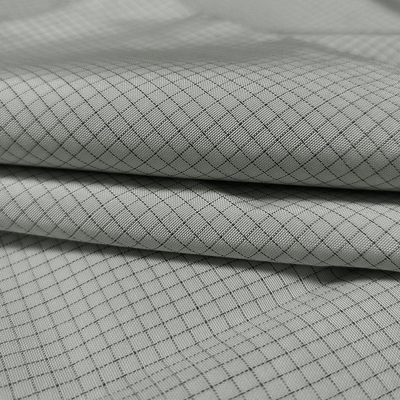 Tissu dispersif statique d'anti ESD polyester statique de tissus du sergé 144cm