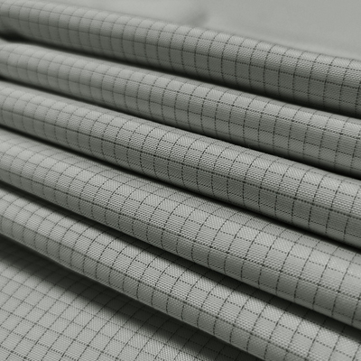 Tissu dispersif statique d'anti ESD polyester statique de tissus du sergé 144cm