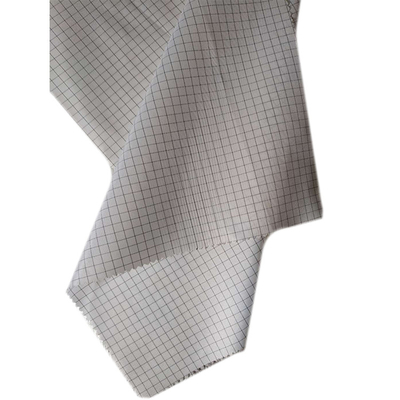 Anti ESD polyester statique de manteau de laboratoire de tissus de 75D*75D pour le Cleanroom