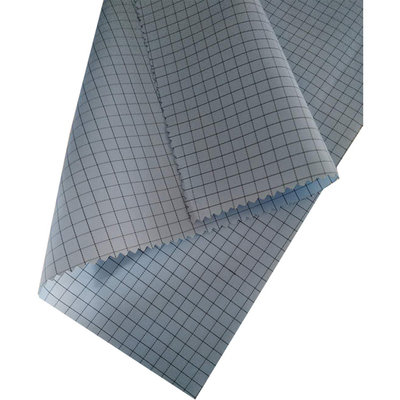 Anti ESD polyester statique de manteau de laboratoire de tissus de 75D*75D pour le Cleanroom