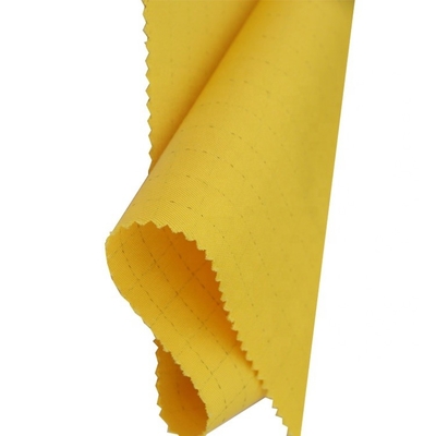 textile antistatique de polyester de tissus de 5mm ESD pour le vêtement de Cleanroom