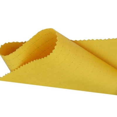 textile antistatique de polyester de tissus de 5mm ESD pour le vêtement de Cleanroom