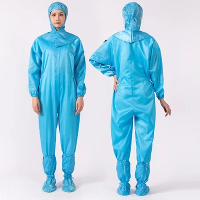 La pièce propre d'ESD vêtx combinaison statique 100D*100D de costume de travailleur l'anti