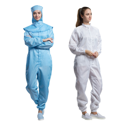 Pantalon à capuchon de travail de long de douille anti de T-shirt Cleanroom statique d'ESD 2.5mm