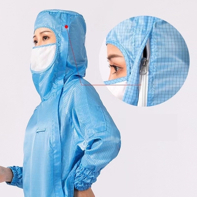 Anti habillement statique de preuve de la poussière d'ESD de vêtements de Cleanroom autoclavable