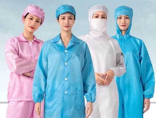 Fibre de polyester statique de pantalon de veste de laboratoire d'ESD anti pour l'atelier électronique