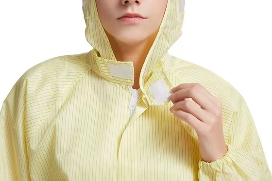 Costume antistatique antipoussière unisexe de pièce propre de vêtements non pelucheux d'ESD