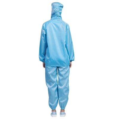 Tirettes uniformes d'atelier vêtements statiques antipoussière d'ESD d'anti pour le Cleanroom