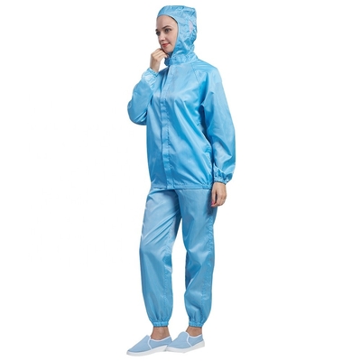 Tirettes uniformes d'atelier vêtements statiques antipoussière d'ESD d'anti pour le Cleanroom
