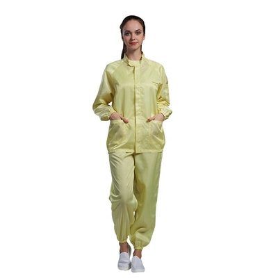 Habillement sûr statique d'OEM ESD de vêtements de manchette élastique de Cleanroom anti