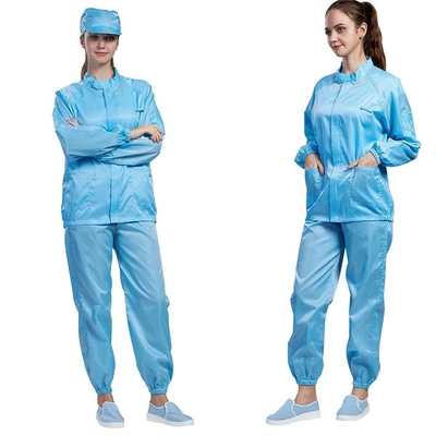 Manteau stérile de laboratoire d'anti de costume d'été Cleanroom statique électronique d'ESD