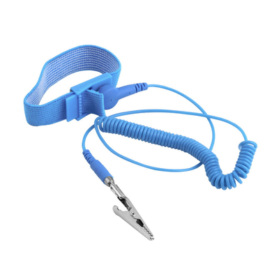 Bracelet statique sans fil d'ESD anti avec le câble réglable de décharge