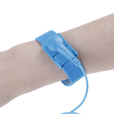 Bracelet statique sans fil d'ESD anti avec le câble réglable de décharge