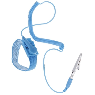 Anti bracelet statique de fil de terre de dragonne d'Esd en métal réglable