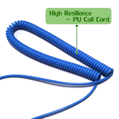3meters ligne bleue bracelet de dragonne d'ESD de tissu de PVC pour le Cleanroom