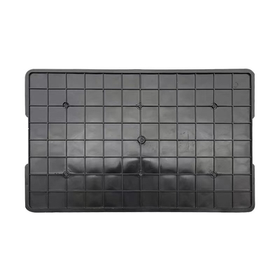 Noir fait sur commande en plastique de circulation de palette d'anti conteneur statique d'OEM d'ESD
