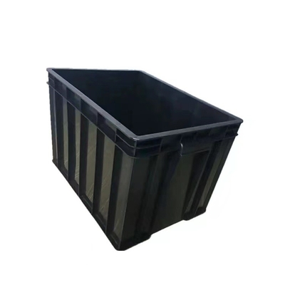 Anti circulation sûre statique durable de poubelles de stockage d'ESD pour le transport