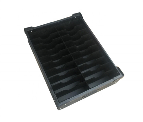 Taille empilable 200*130*90mm de boîtes de rangement antistatiques durables d'ESD de Cleanroom