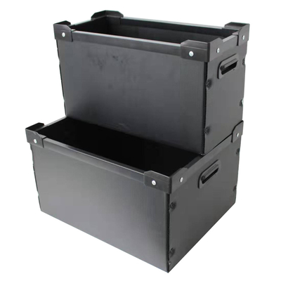 Pince imperméable noire de stockage de bobine de la boîte SMD de récipient en plastique d'ESD