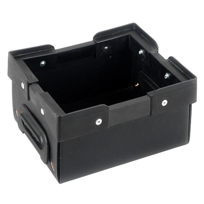 Pince imperméable noire de stockage de bobine de la boîte SMD de récipient en plastique d'ESD