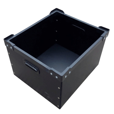 Pince imperméable noire de stockage de bobine de la boîte SMD de récipient en plastique d'ESD