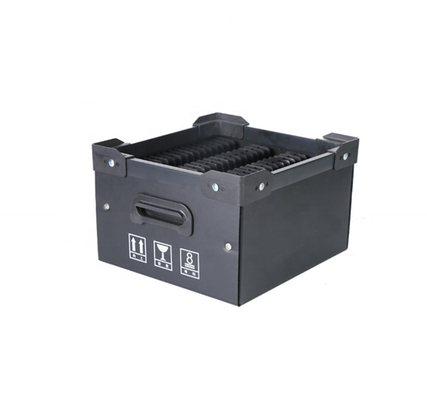 Pince imperméable noire de stockage de bobine de la boîte SMD de récipient en plastique d'ESD