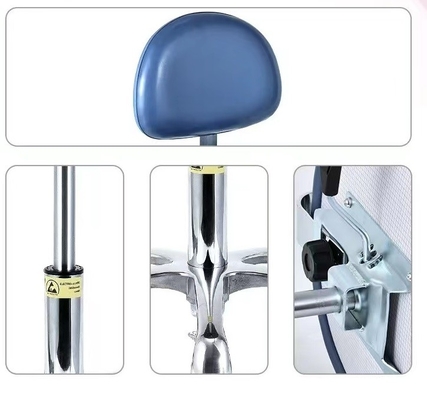 Pivot autour de chaise rotative de travail de l'unité centrale ESD d'anti chaise statique de laboratoire pour l'école