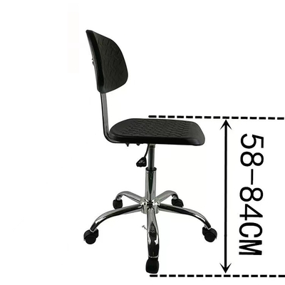 chaise conductrice de mousse d'unité centrale d'anti chaise statique de laboratoire de 330mm avec le dossier