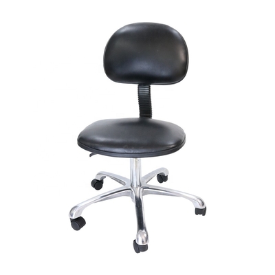 Pivot réglable de dossier de chaise de travail d'ESD de laboratoire de mousse de polyuréthane de selle