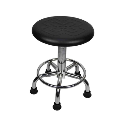 Chaise statique en cuir industrielle de tâche de l'acier inoxydable ESD de chaise de laboratoire d'unité centrale anti