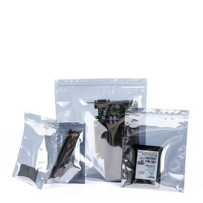 LDPE ouvert plat en plastique de armature statique de serrure de fermeture éclair de sac imprimé par coutume