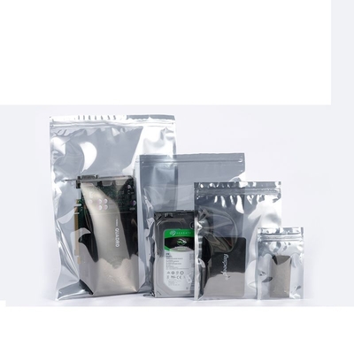 LDPE ouvert plat en plastique de armature statique de serrure de fermeture éclair de sac imprimé par coutume