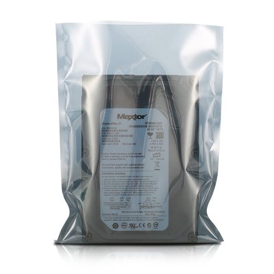 LDPE ouvert plat en plastique de armature statique de serrure de fermeture éclair de sac imprimé par coutume
