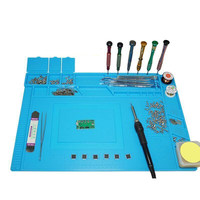 Anti kit statique de Mat Soldering Insulation Work Station de réparation de silicone