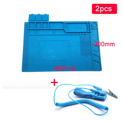 650g ESD soudant le fer de Mat Heat Resistant Repair Station pour l'ordinateur de téléphone