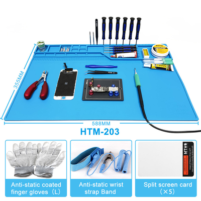 Fairtech Téléphone PC ESD Tapis de réparation antistatique Tapis de silicone Plate-forme de bureau