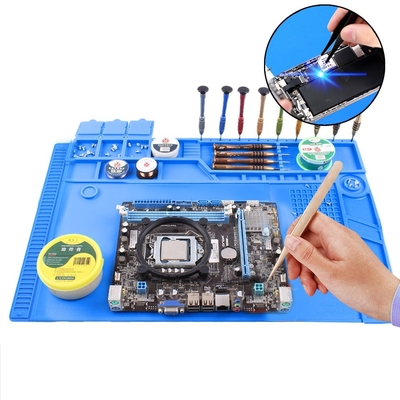 Anti réparation statique magnétique Mat Insulation Computer Solder Rework ESD