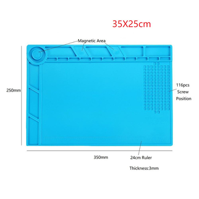 Protection de soudure ESD anti Mat Heat Resistant Repair Tools de soudure statique de silicone