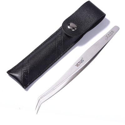 Série Vetus fait sur commande Lash Tweezers Eyelash Extension Tweezers d'ESD SA