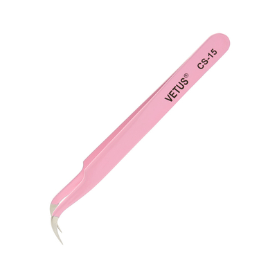 Brucelles antistatiques d'acier inoxydable d'Eyebow de précision de brucelles de Vetus ESD 15