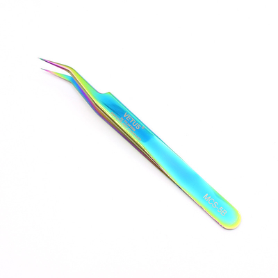 Extension Vetus Lash Tweezers Stainless Steel de cil de retrait de point noir