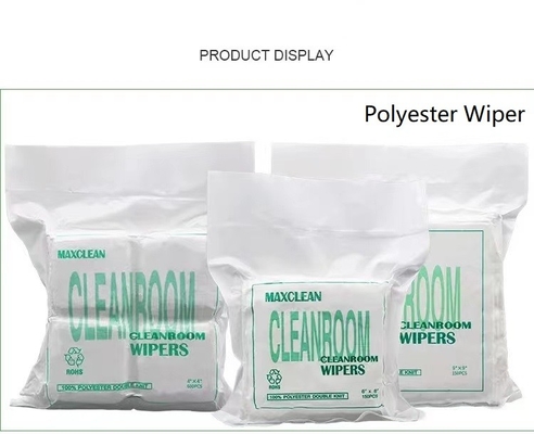 verres de nettoyage de Cleanroom d'essuie-glace non pelucheux antipoussière de Microfiber