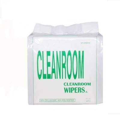 Essuie-glace blanc de polyester de Cleanroom de laser pour l'écran Maxclean Microfiber
