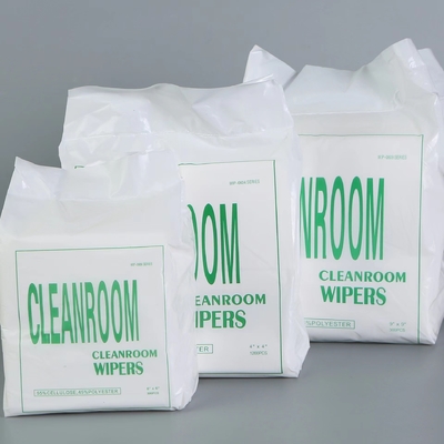 Essuie-glace blanc de polyester de Cleanroom de laser pour l'écran Maxclean Microfiber