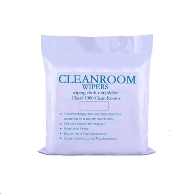 Le laser non pelucheux des essuie-glace 9x9 100 électroniques de Cleanroom a scellé le polyester 100%