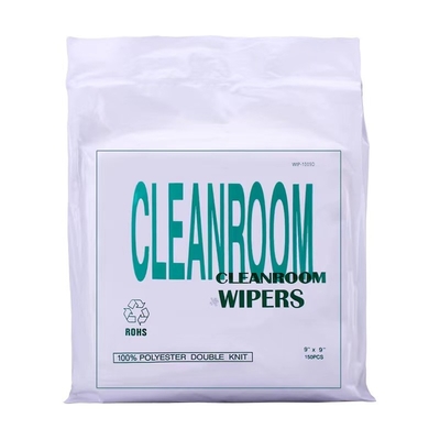 Le laser non pelucheux des essuie-glace 9x9 100 électroniques de Cleanroom a scellé le polyester 100%