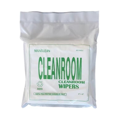 Pâte de bois jetable du polyester 55% de l'essuie-glace 45% de polyester de Cleanroom