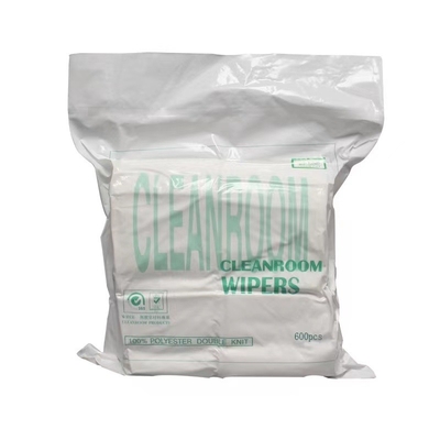 Pâte de bois jetable du polyester 55% de l'essuie-glace 45% de polyester de Cleanroom